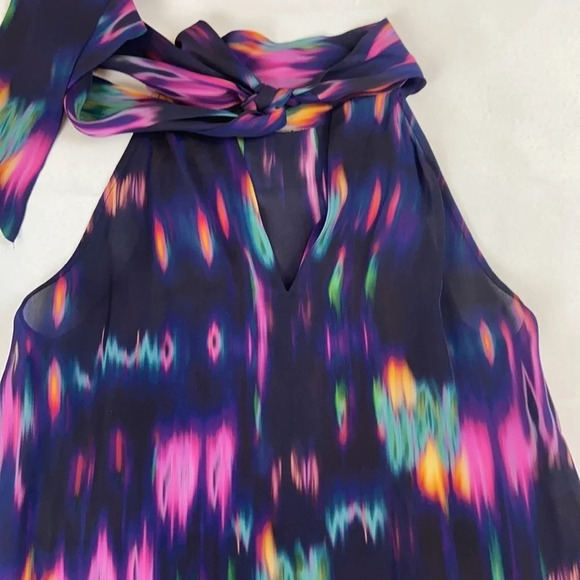 Generation Love Kaylee Tie Navy Multi Color Top NWT - Picture 6 of 8